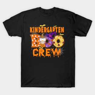 Kindergarten Boo Crew Teacher Student Halloween T-Shirt
